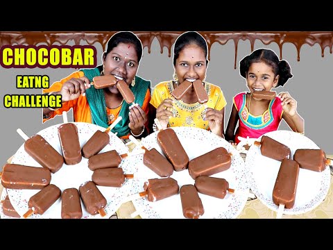 ARUN CHOCOBAR MINI FLAVOURED ICE CREAM EATING CHALLENGE IN TAMIL FOODIES DIVYA VS ANUSHYA, KEERTHANA