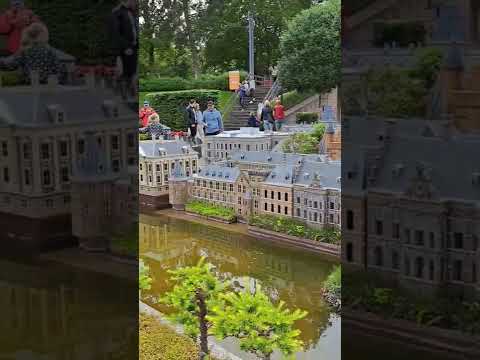 Madurodam - miniature park of important landmarks in Netherlands