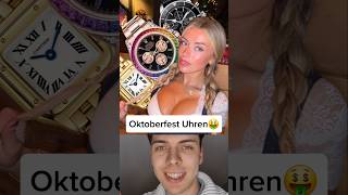 Mehr als 1 Mio. € in Uhren🤑 auf dem Oktoberfest 2025 gespottet! 👀 #uhren #rolex #drake #kollegah