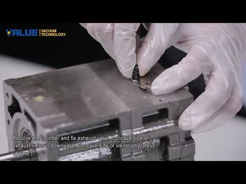 VRD16 Dual-Stage Rotary Vane Vacuum Pump Maintenance Process