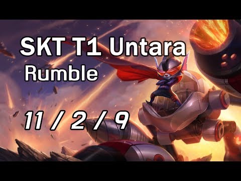 SKT T1 Untara Rumble 11/2/9 vs AP Kennen