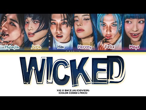 [AI COVER] 'WICKED' By ALLDAY PROJECT (XG/STRAY KIDS) Color Coded Lyrics