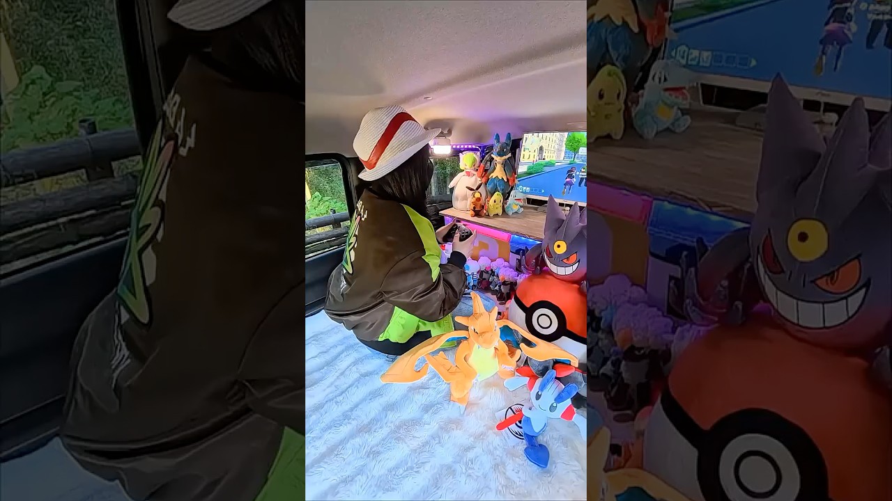 I Built a Tiny Pokémon Room Inside My Jimny (4x4) — ZA DLC Setup