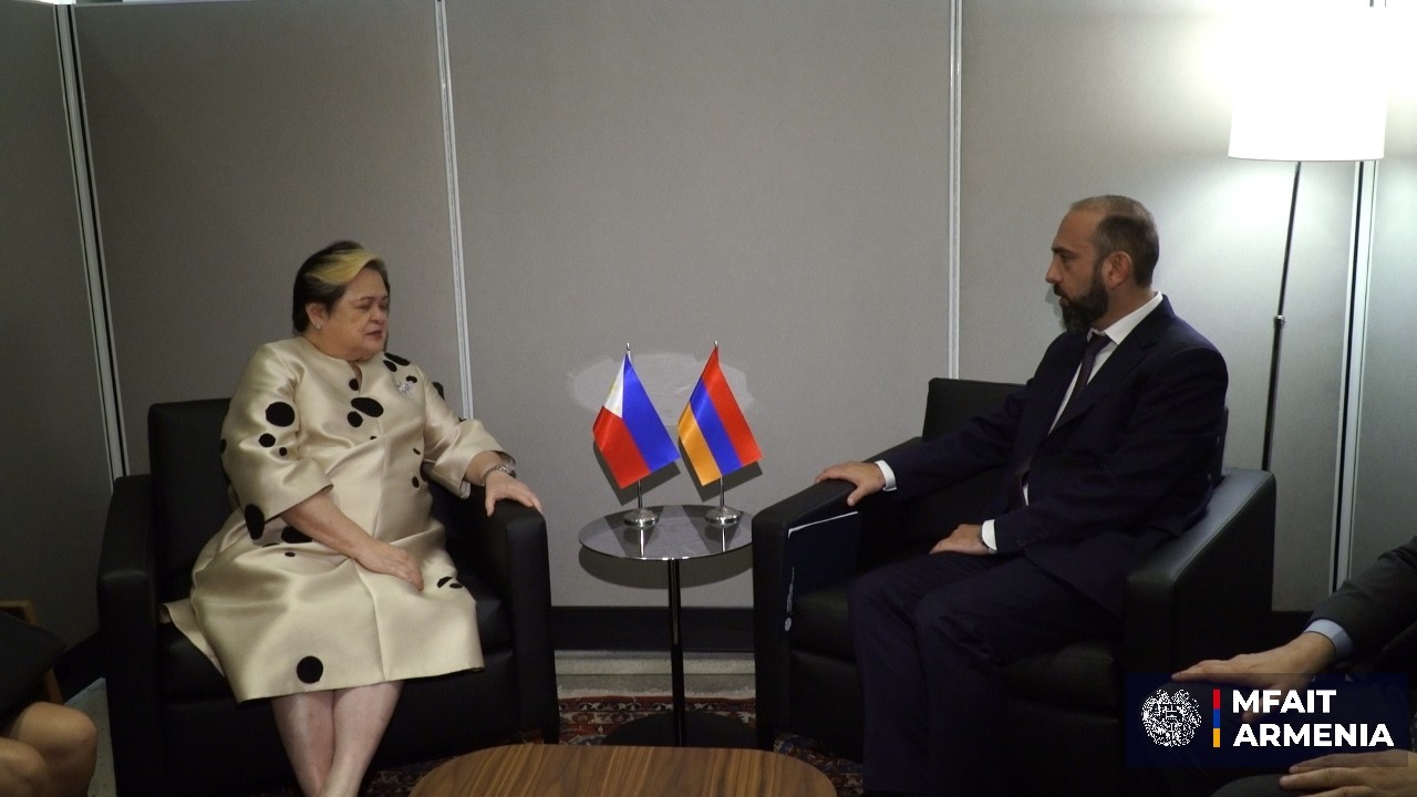 Արարատ Միրզոյանը և Թերեզա Լազարոն քննարկել են Հայաստանի և Ֆիլիպինների միջև հարաբերությունների զարգացման հնարավորությունները