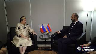 Встреча министра иностранных дел и международной торговли Армении с Секретарем иностранных дел Филиппин