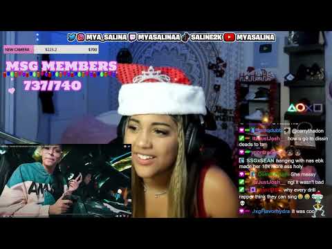 Mya Salina REACTS to Murda B - Trendy Girl (Shot by KLO Vizionz) (Prod by @KosfingerBeats)