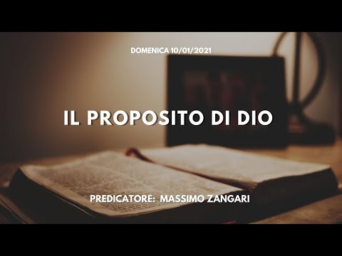 "Il proposito di Dio" - Culto Domenicale 10/01/21 || ADI Misilmeri