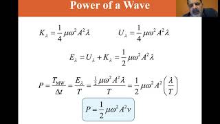 University Physics Lectures, Rate of Energy Transfer by Sinusoidal Waves on Strings