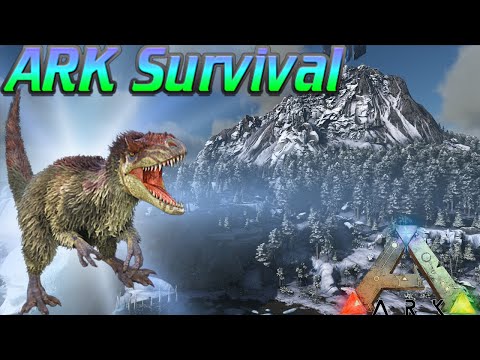 THE SNOW BIOME WHITESKY PEAK & WINTERS MOUTH!! - ARK Survival Evolved Ep 9