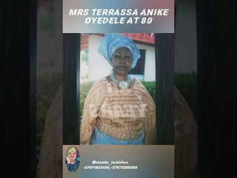 80 years. #oriki balogun onikoyi #ikoyi