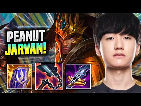 PEANUT IS A MASTER OF JARVAN! - GEN Peanut Plays Jarvan Jungle vs Nidalee! | Season 2022