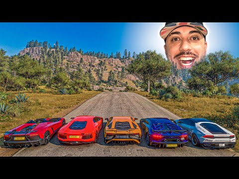 SÓ VALE LAMBORGHINI AVENTADOR SVJ - FORZA HORIZON 5 GAMEPLAY 4K