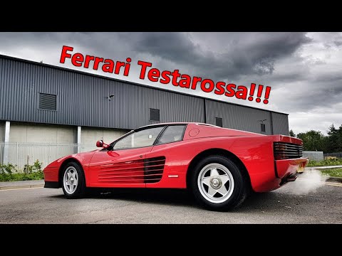 Rosso Red Ferrari Testarossa - Restoration (Body Repair West Lothian)