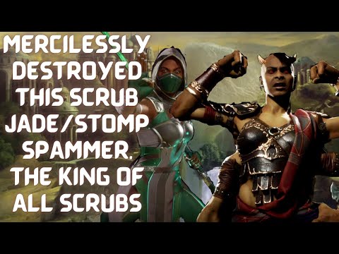 MK11 Ultimate: Trashy Edenian (Jade)/Stomp Spammer (Sheeva) Gets Mercilessly Destroyed.