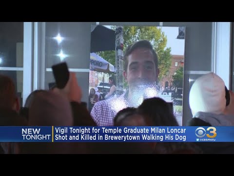 Family, Friends Hold Vigil For Man Killed While Walking Dog In Brewerytown