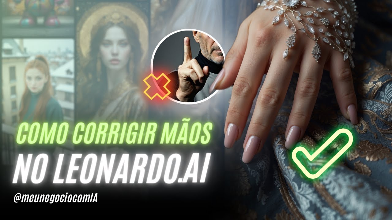 Usando modo CANVAS EDITOR no LEONARDO.AI para correções e ajustes finos  #leonardoai #aiart #ai #ia