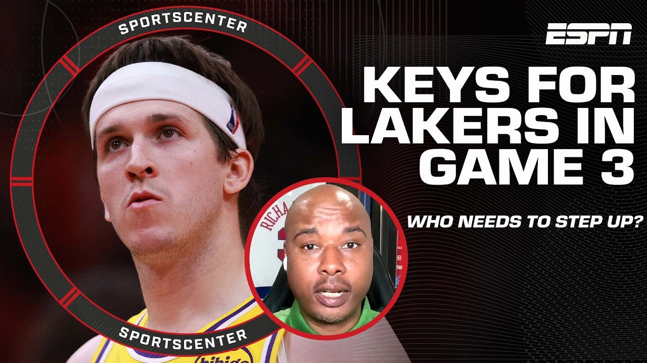 QRich’s keys to Lakers taking Game 3 🔑 and reaction to Wemby’s MONSTER Game 3 😤 | SportsCenter