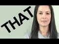 How to Reduce 'THAT' -- AMERICAN ENGLISH PRONUNCIATION