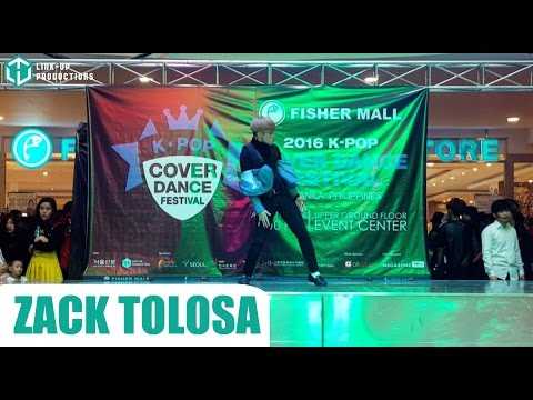 160417 Zack Tolosa as Lee Taemin at the 2016 Kpop Cover Dance Festival - Manila