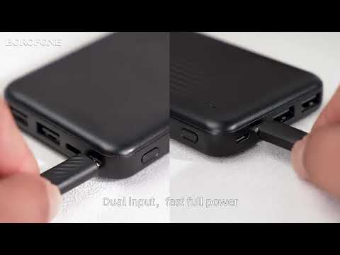 Повербанк Borofone Clever BJ78 10000 mAh Black