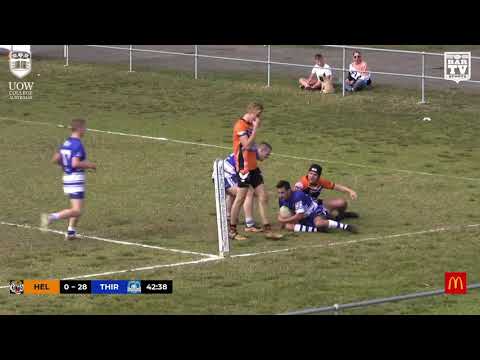 2019 IDRL Under 18s Round 12 Highlights - Helensburgh Tigers vs Thirroul Butchers