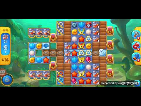 fishdom gameplay / level 6871 / It is like the ads? / thank you 피쉬돔 / 모바일 게임 / 중독성 있는 게임