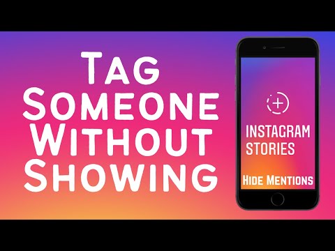 How To Hide Tags/Mentions On Instagram Story