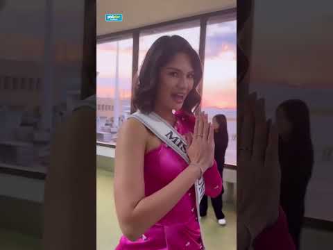 Miss Universe 2023 Sheynnis Palacios arrives in Manila