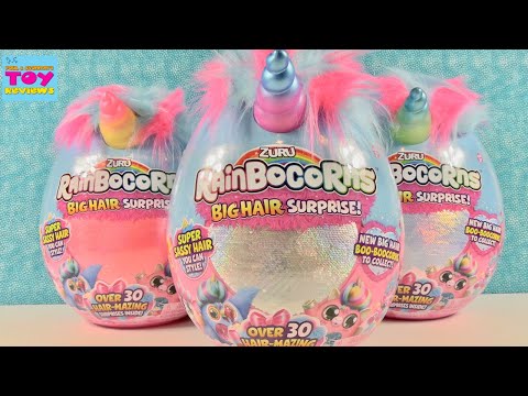 Rainbocorns Big Hair Surprise Biggest Plush Unboxing Yet Review | PSToyReviews