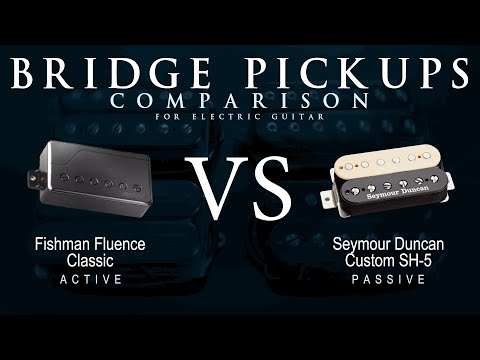 Fishman FLUENCE CLASSIC vs Seymour Duncan CUSTOM SH-5 - Bridge Guitar Pickup Comparison Tone Demo