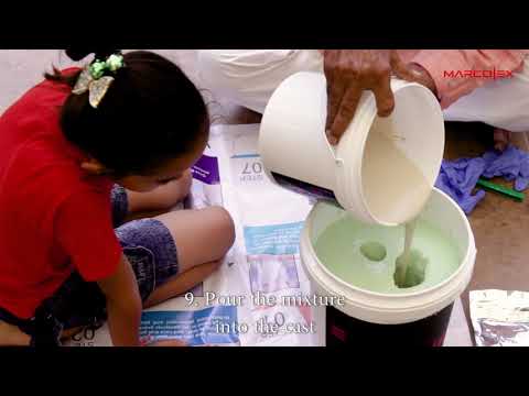 White coupling hand casting 3d kit, 20 kg