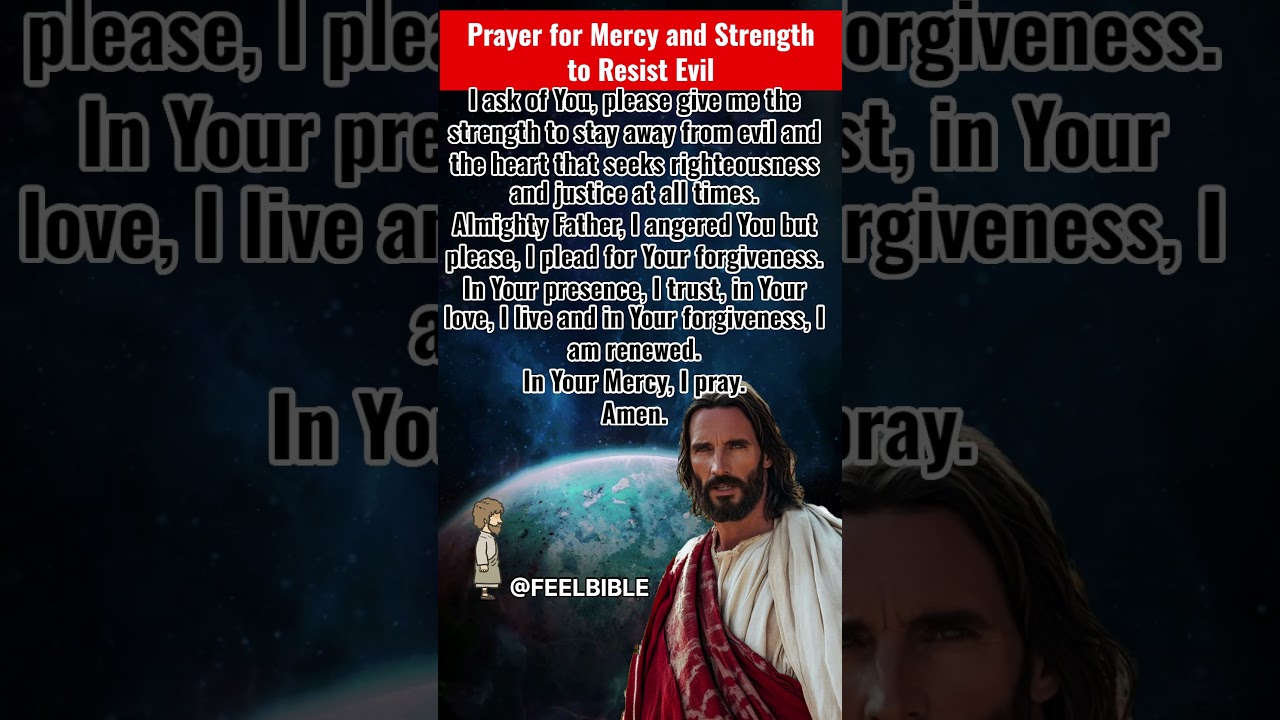 🙏 Confession and Forgiveness | Prayer for Strength to Resist Evil
