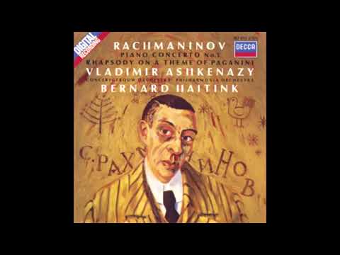RACHMANINOV: Piano Concerto No. 1 F sharp minor op. 1 / Ashkenazy·Haitink·Concertgebouw Orchestra