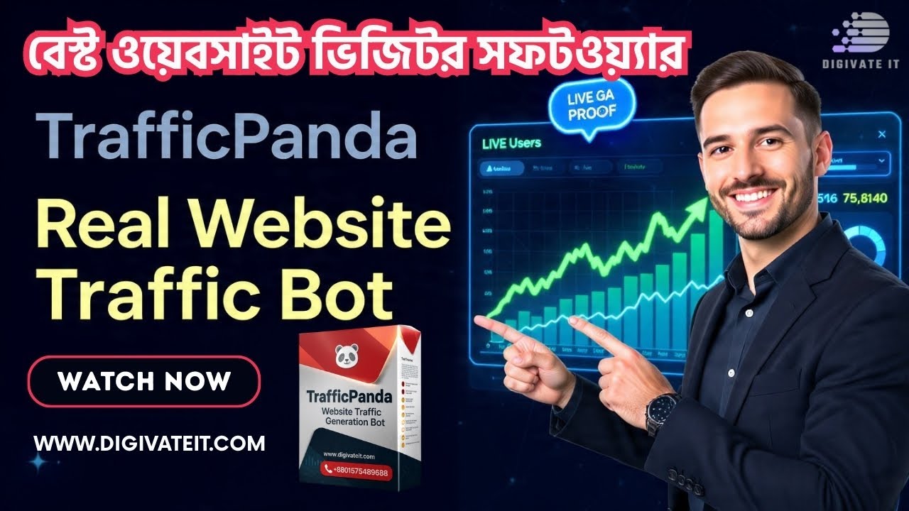 TrafficPanda Website Traffic Generator | Multi-Thread Bot with Proxy, User Agent & Scroll Feature