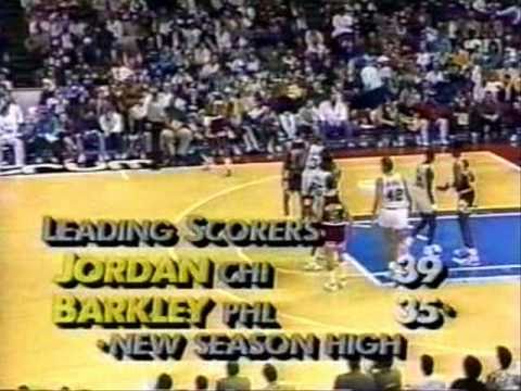 Michael Jordan (52pts, 24/29 FG) vs. Charles Barkley (42pts, 18/25 FG) (1988)
