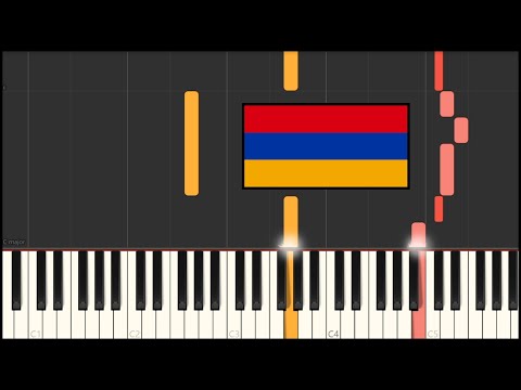 Armenia National Anthem - Mer Hajrenik (Piano Tutorial)