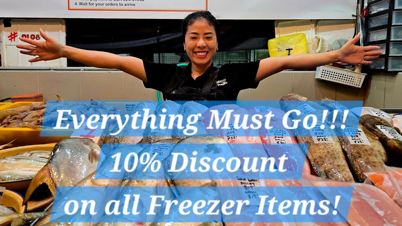 It's Saturday! Everything Must Go!!! 10% Off Frozen Seafood Today! (25 Apr 2026 Sat)