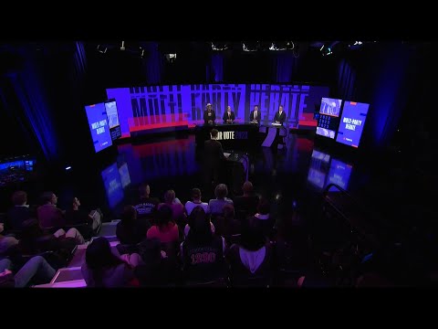 TVNZ: 1 News Your Vote 2023 - Multi Party Debate Graphic Montage [5th October 2023]