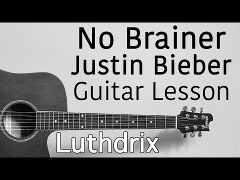 No Brainer - Guitar Lesson With Bass line - DJ Khaled/Justin Bieber/Chance The Rapper/Quavo