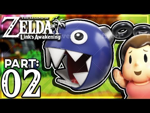 Let's Play Zelda: Link's Awakening [Part 2] | Rescuing BowWoW & Bottle Grotto Dungeon