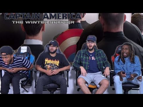 Captain America Elevator Fight Scene - Captain America The Winter Soldier Reaction