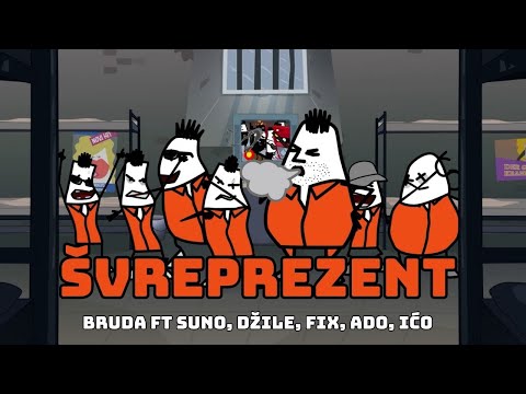 BRUDA - ŠVReprezent ft. Suno, Džile, Fiks, Ado, Ićo (Official Video)