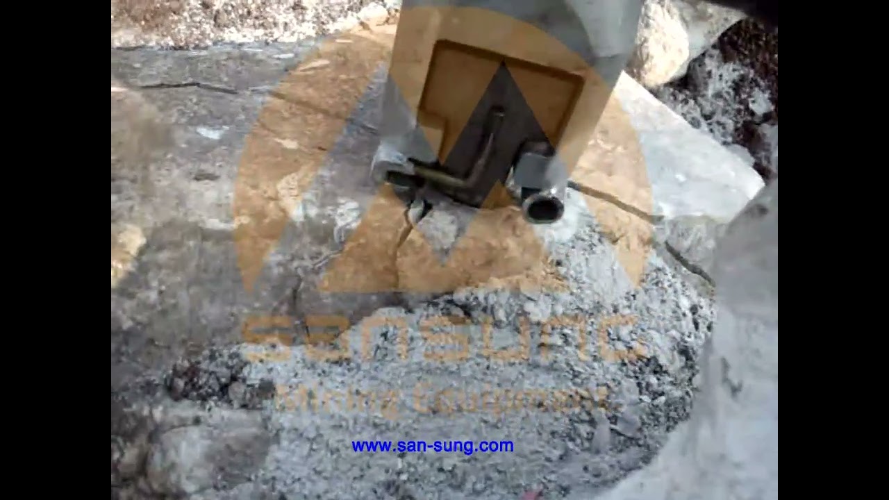 Concrete Demolition and Stone Block Silent Cracking Hydraulic Rock Splitter