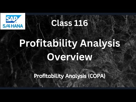 Profitability Analysis (CO-PA) Overview | SAP S4 Hana CO-Controlling | Class-116
