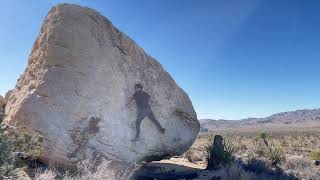 Video thumbnail of Mulligan Slab, V4. Joshua Tree