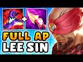I built Full AP on Lee Sin and it was insane... (1000 HP SHIELDS + GOLDEN KICK)