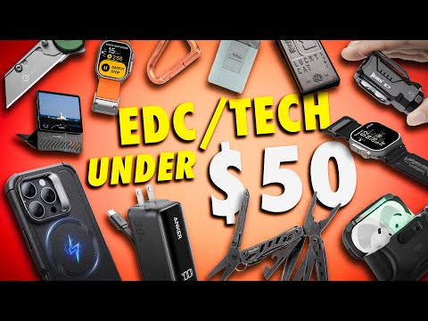 10 Budget EDC/Tech Gifts UNDER $50 for Men - Gift Guide 2025