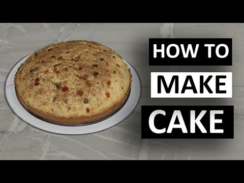 How to make Cake in Hindi