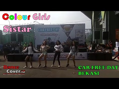 Colour Girls Dance Cover Sistar - Touch my body + Shake it at Car Free Day Bekasi 281018