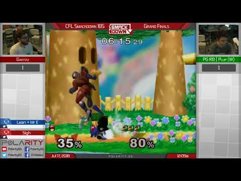 CFL Smackdown 185 Melee - Gahtzu (Falcon) vs PG Plup (Falco) - Grand Finals